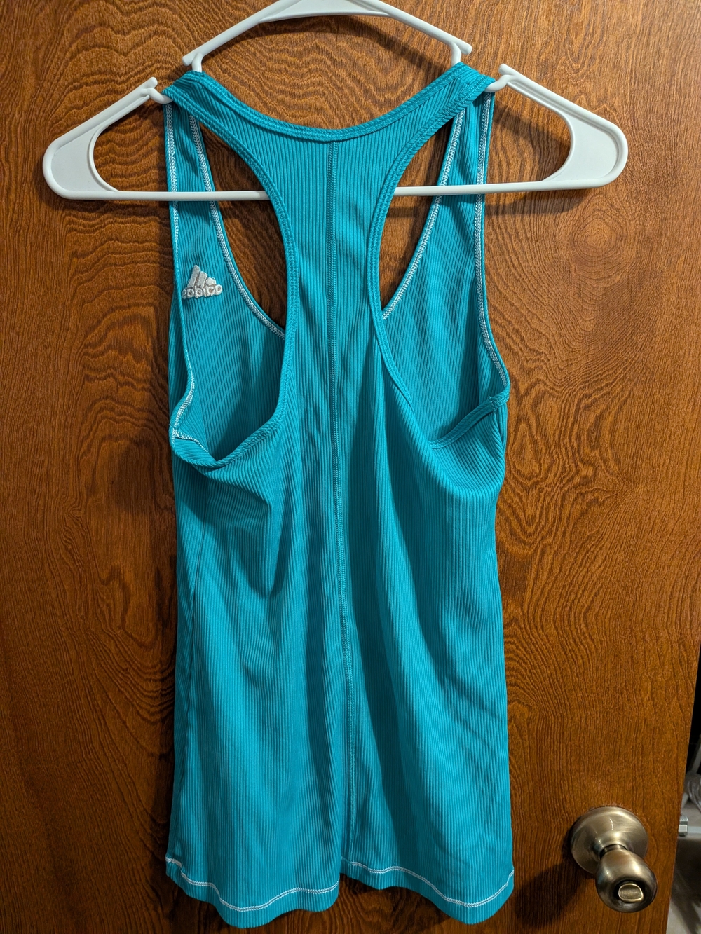 Blue Adidas Racer-back Tank - Picture 2 of 4